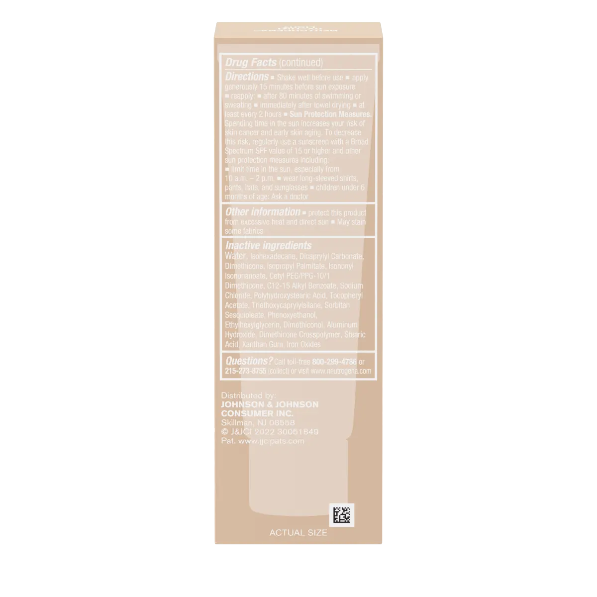 Neutrogena® Purescreen+™ Mineral UV Tint Face Liquid Sunscreen - Light product image 9