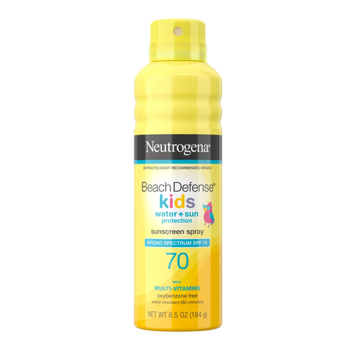 Neutrogena® Beach Defense Kids Sunscreen Spray Broad Spectrum SPF 70 product image 1