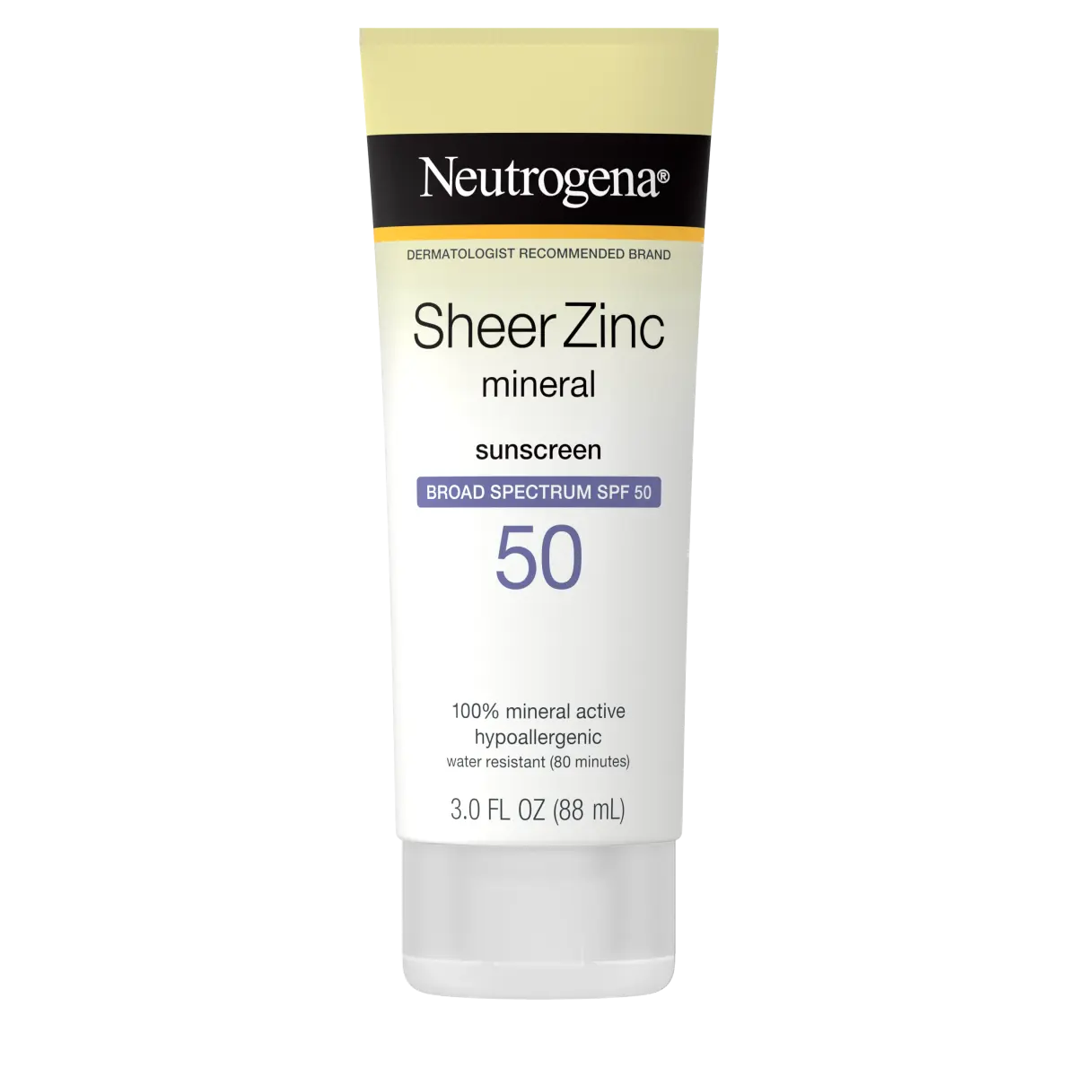 Neutrogena® Sheer Zinc Dry-Touch Sunscreen Broad Spectrum SPF 50 product image 1