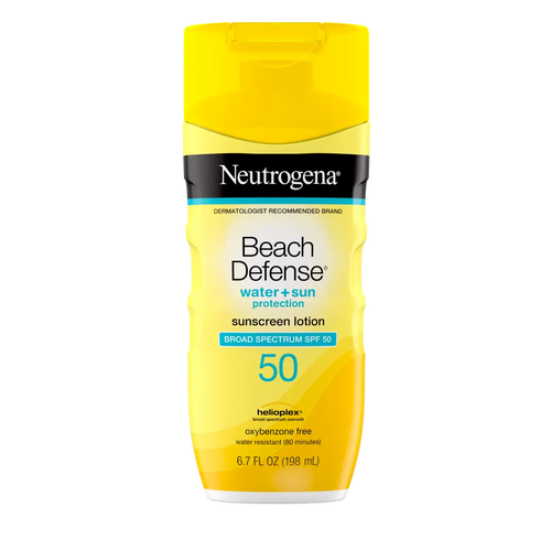 Beach Defense® Water + Sun Protection Sunscreen Lotion Broad Spectrum SPF 50 product image 1