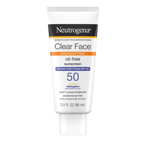 Neutrogena® Clear Face Liquid Lotion Sunscreen Broad Spectrum SPF 50 product image 1