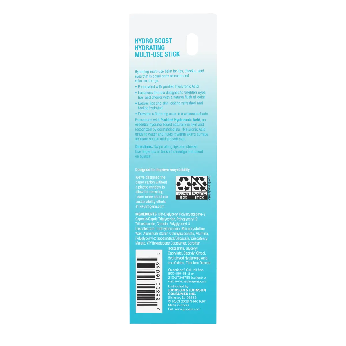 Neutrogena Hydro Boost Hydrating Multi-Use Stick, Temptation product image 7