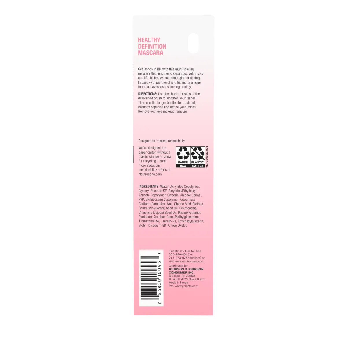 Neutrogena® Healthy Definition Mascara Carbon Black, . product image 7