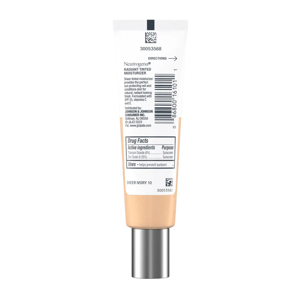 Neutrogena Healthy Skin Radiant Tinted Moisturizer Broad Spectrum SPF 25 - Sheer Ivory (10) product image 6