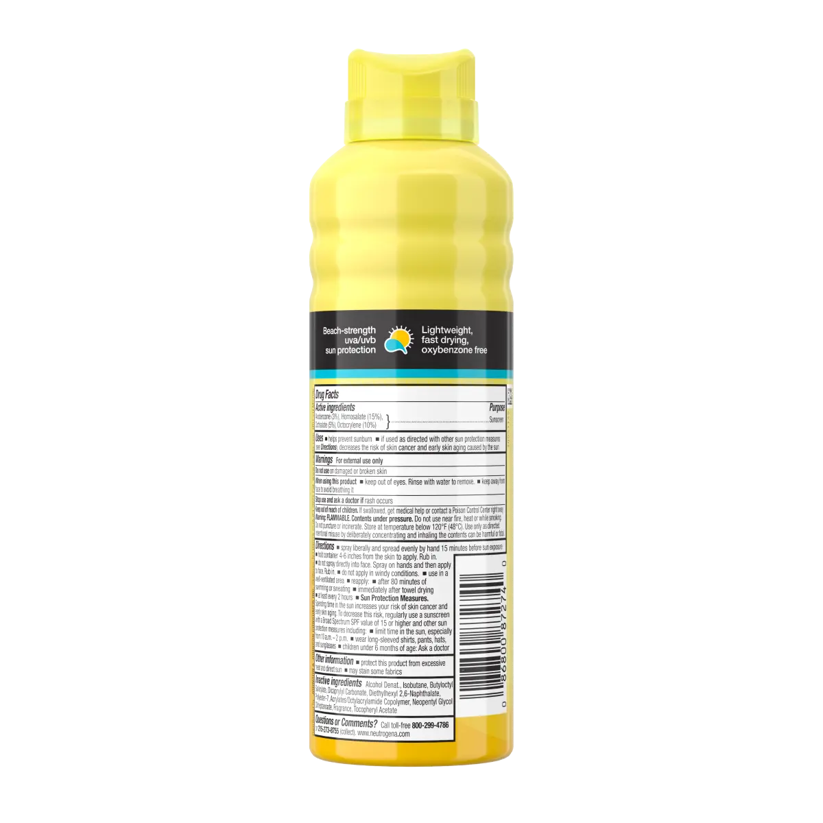 Beach Defense® Water + Sun Protection Sunscreen Spray Broad Spectrum SPF 70 product image 8
