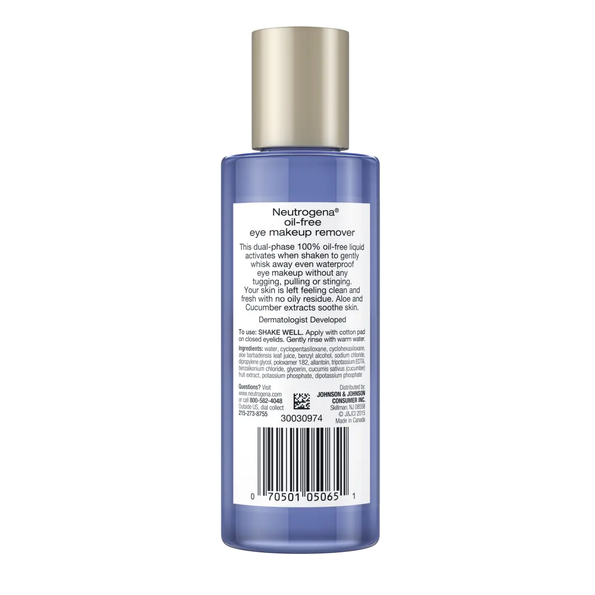 Neutrogena® Oil-Free Eye Makeup Remover product image 8