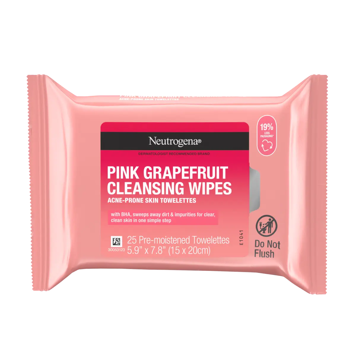 Neutrogena® Oil-Free Cleansing Wipes Pink Grapefruit product image 1
