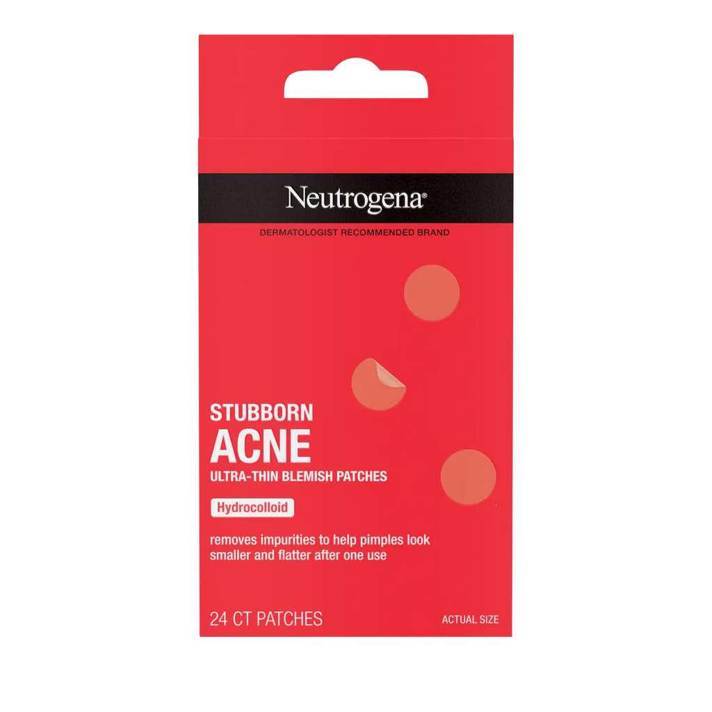 Neutrogena® Stubborn Acne Ultra-Thin Blemish Patches, Combination Pack, 24 Patches product image 1
