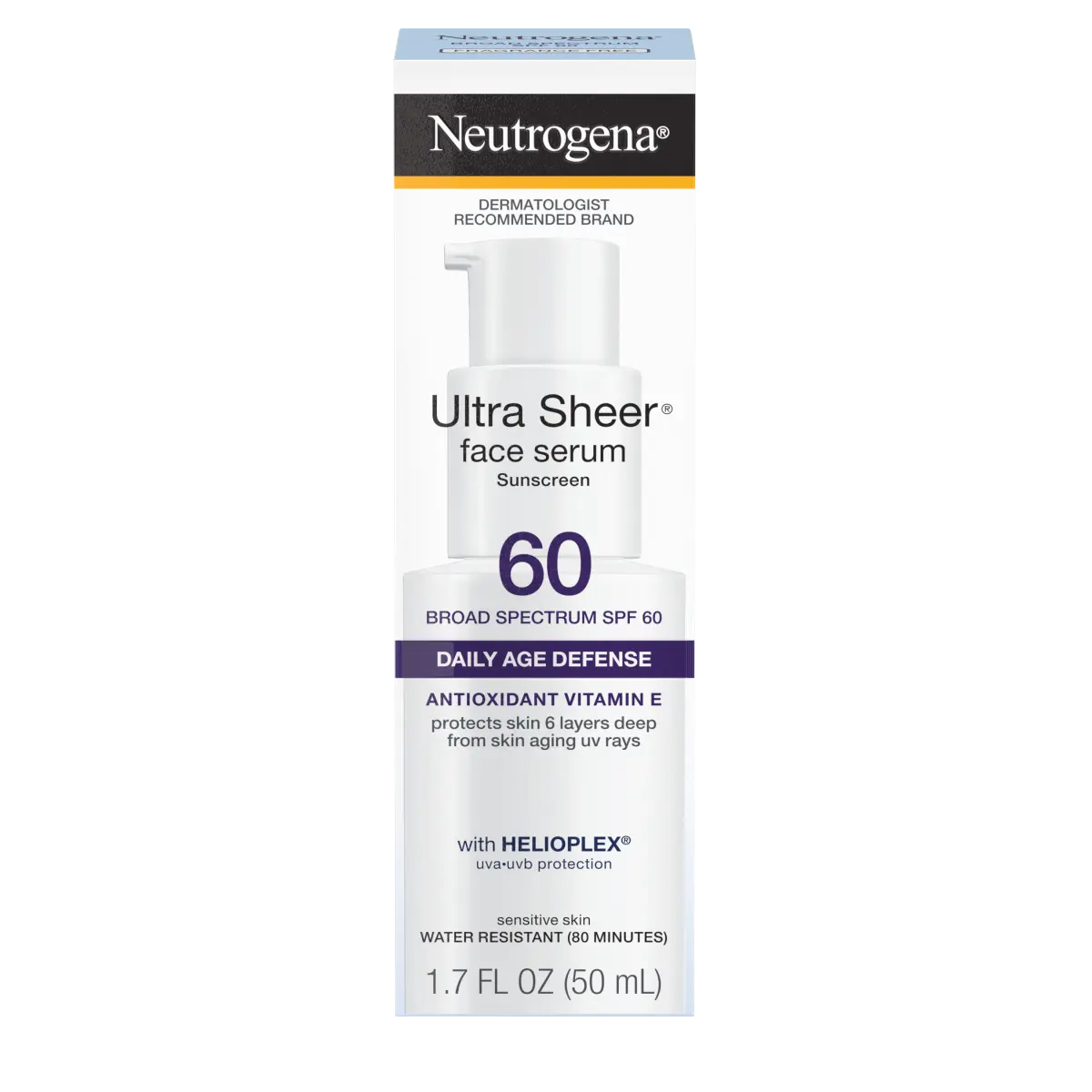 Neutrogena® Ultra Sheer Face Serum SPF 60 product image 1