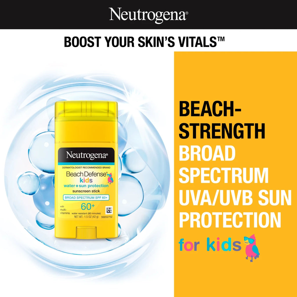 Neutrogena® Beach Defense Kids Sunscreen Stick with Broad Spectrum SPF 60+ product image 2