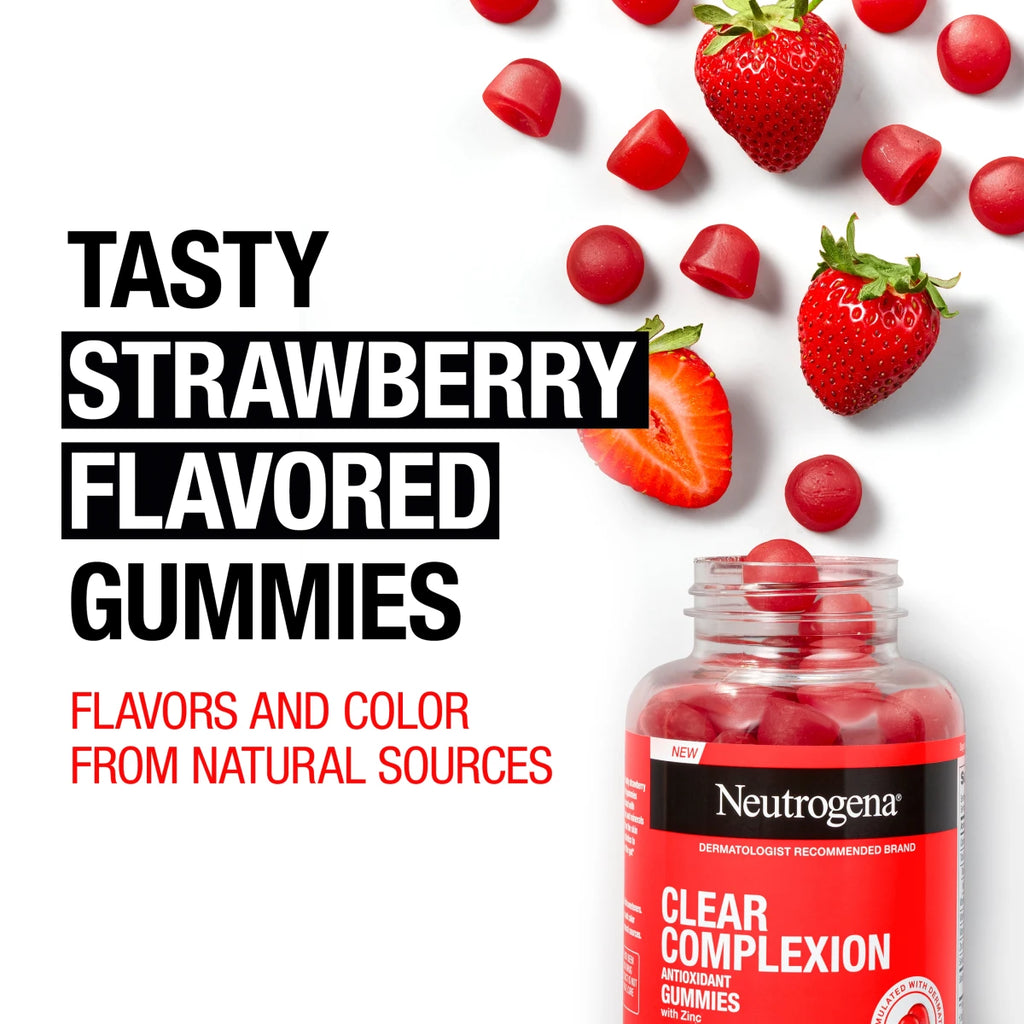 Neutrogena® Clear Complexion Antioxidant Gummies with Zinc, 60 Gummies product image 3