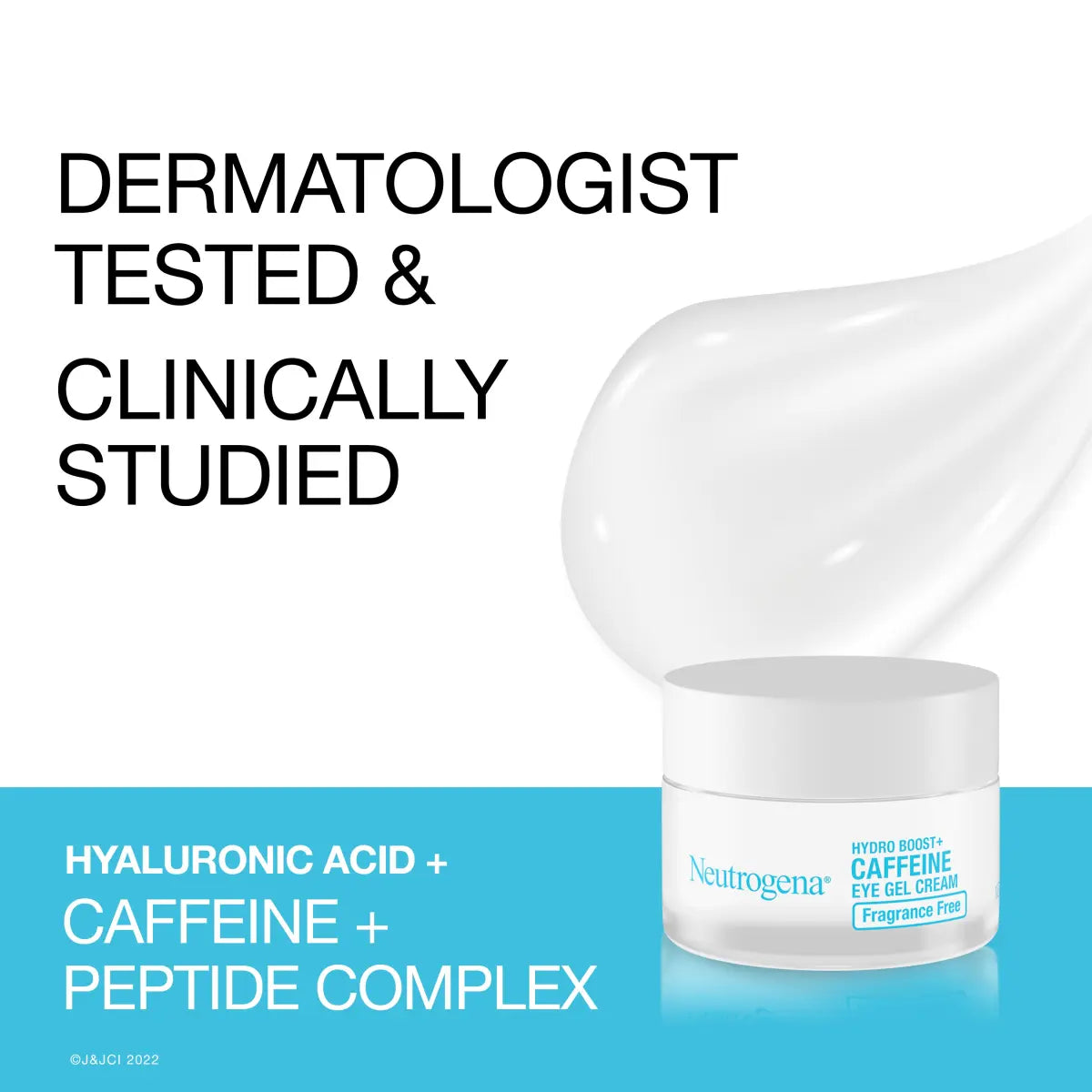 Neutrogena® Hydro Boost+ Caffeine Eye Gel Cream, Fragrance Free product image 3