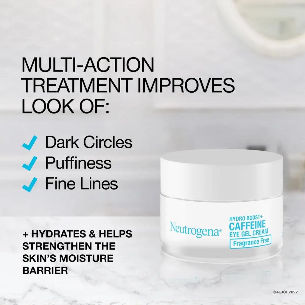 Neutrogena® Hydro Boost+ Caffeine Eye Gel Cream, Fragrance Free product image 4