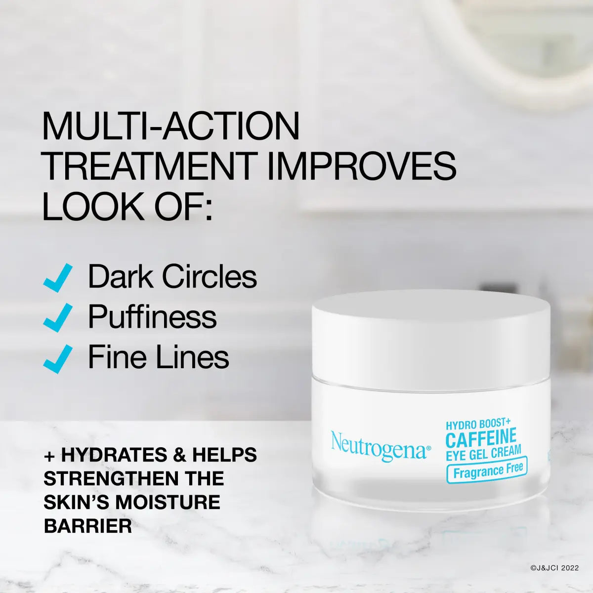 Neutrogena® Hydro Boost+ Caffeine Eye Gel Cream, Fragrance Free product image 4