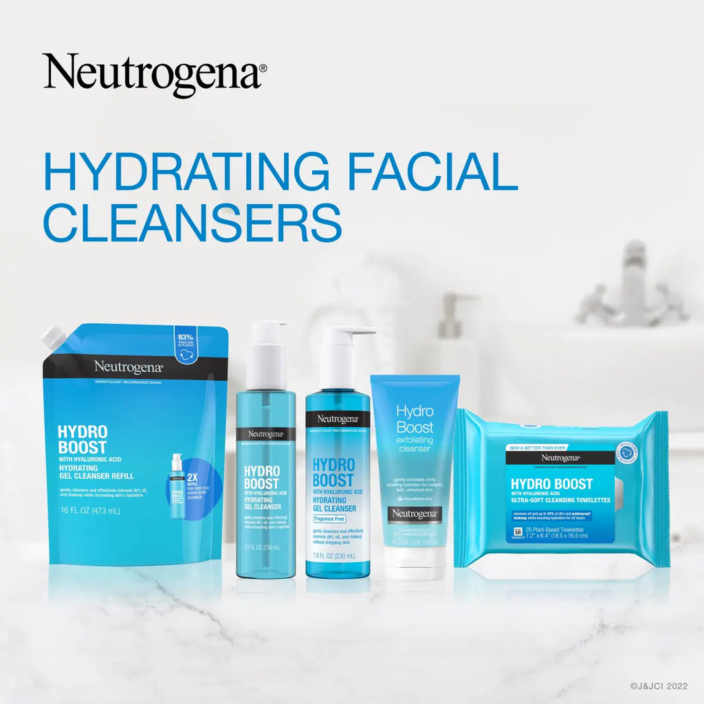 Neutrogena® Hydro Boost Cleansing Gel, Refill Pouch product image 6