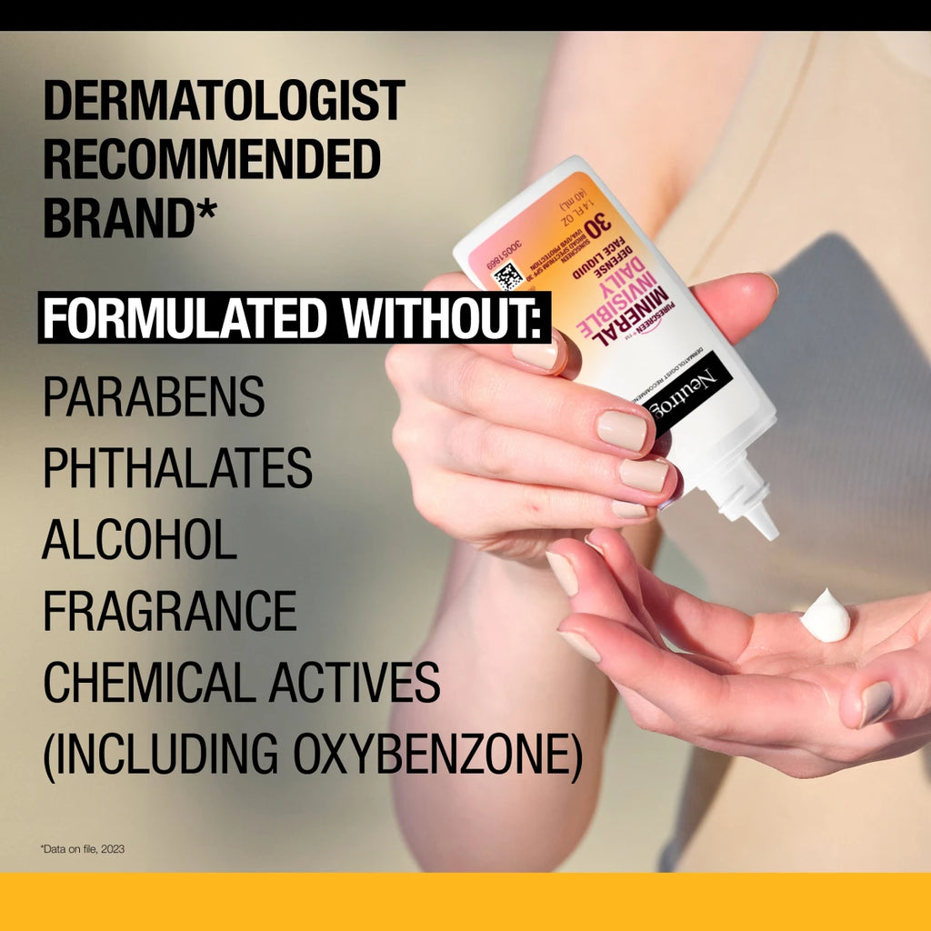 Neutrogena® Purescreen+ Invisible Daily Defense Mineral Face Liquid With SPF 30 product image 5