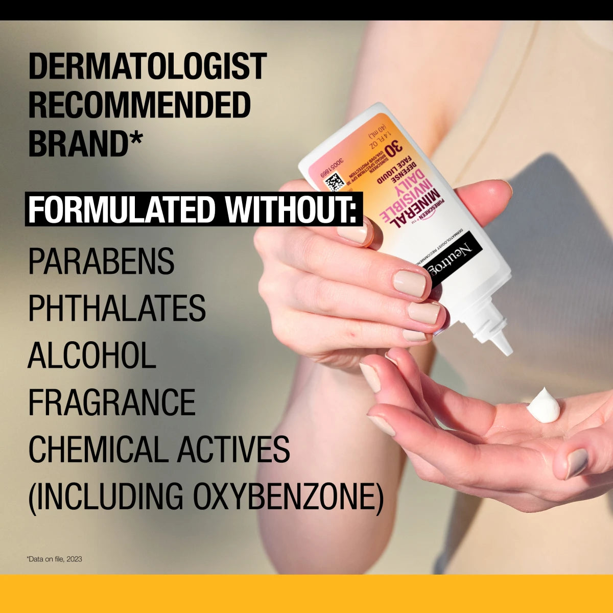 Neutrogena® Purescreen+ Invisible Daily Defense Mineral Face Liquid With SPF 30 product image 5