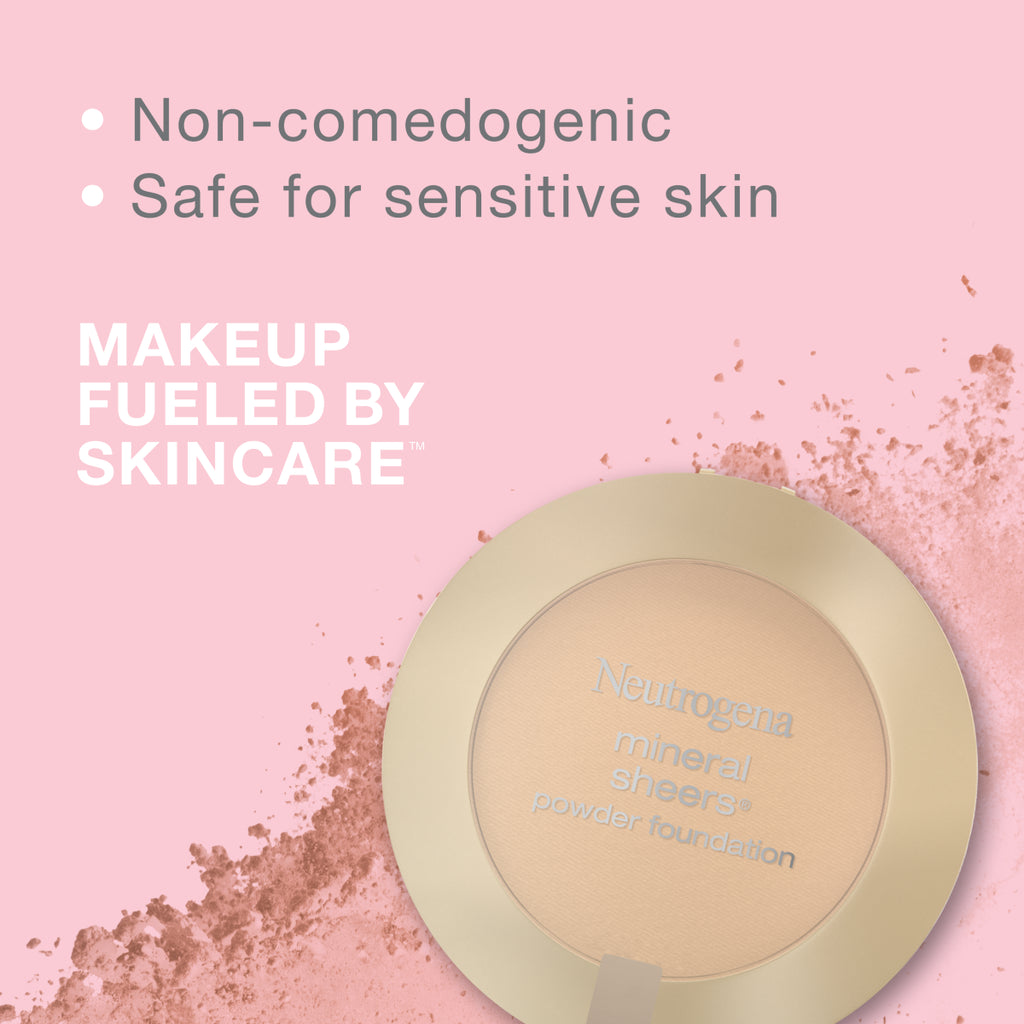 Neutrogena® Mineral Sheers Compact Powder Foundation, Classic Ivory 10, . product image 3