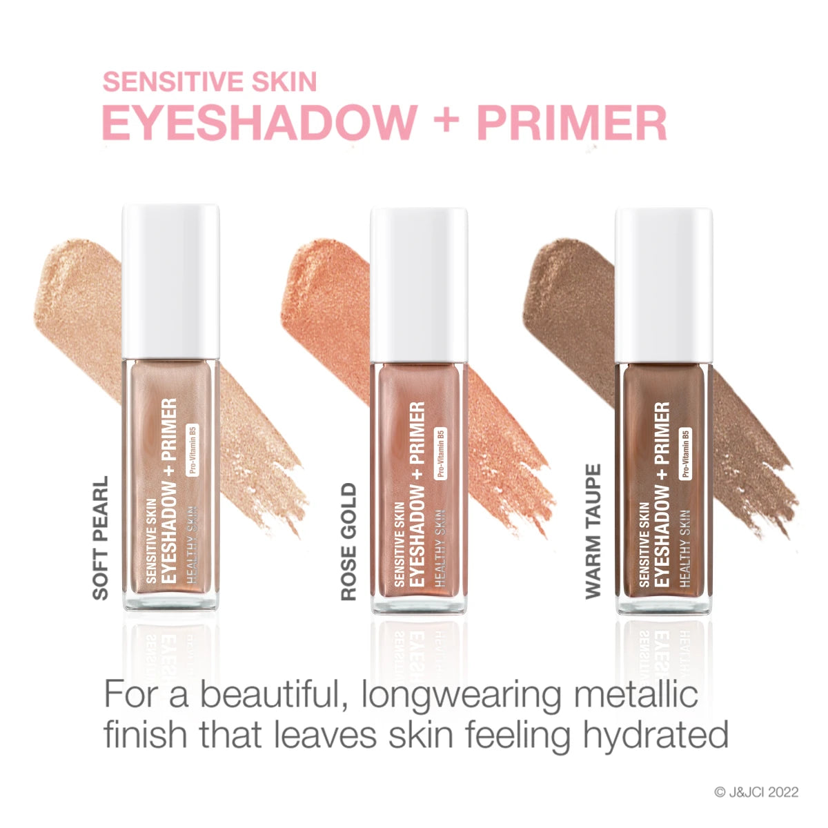 Sensitive Skin 2-in-1 Eyeshadow + Primer - Soft Pearl product image 2