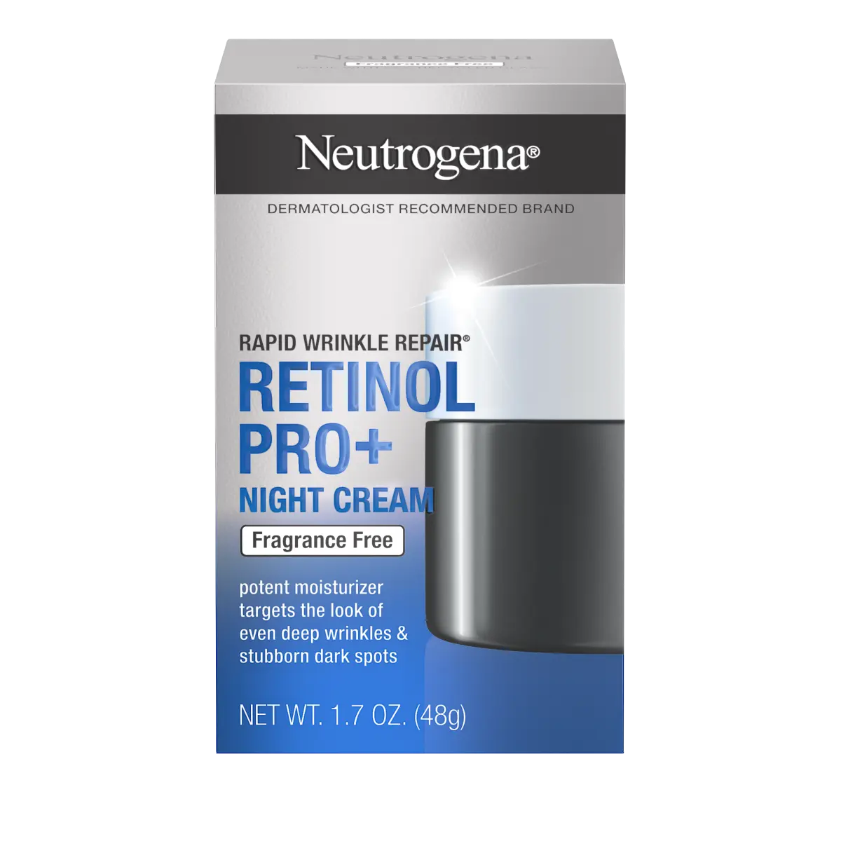 Neutrogena® Rapid Wrinkle Repair Retinol Pro+ Night Cream, Fragrance Free product image 1