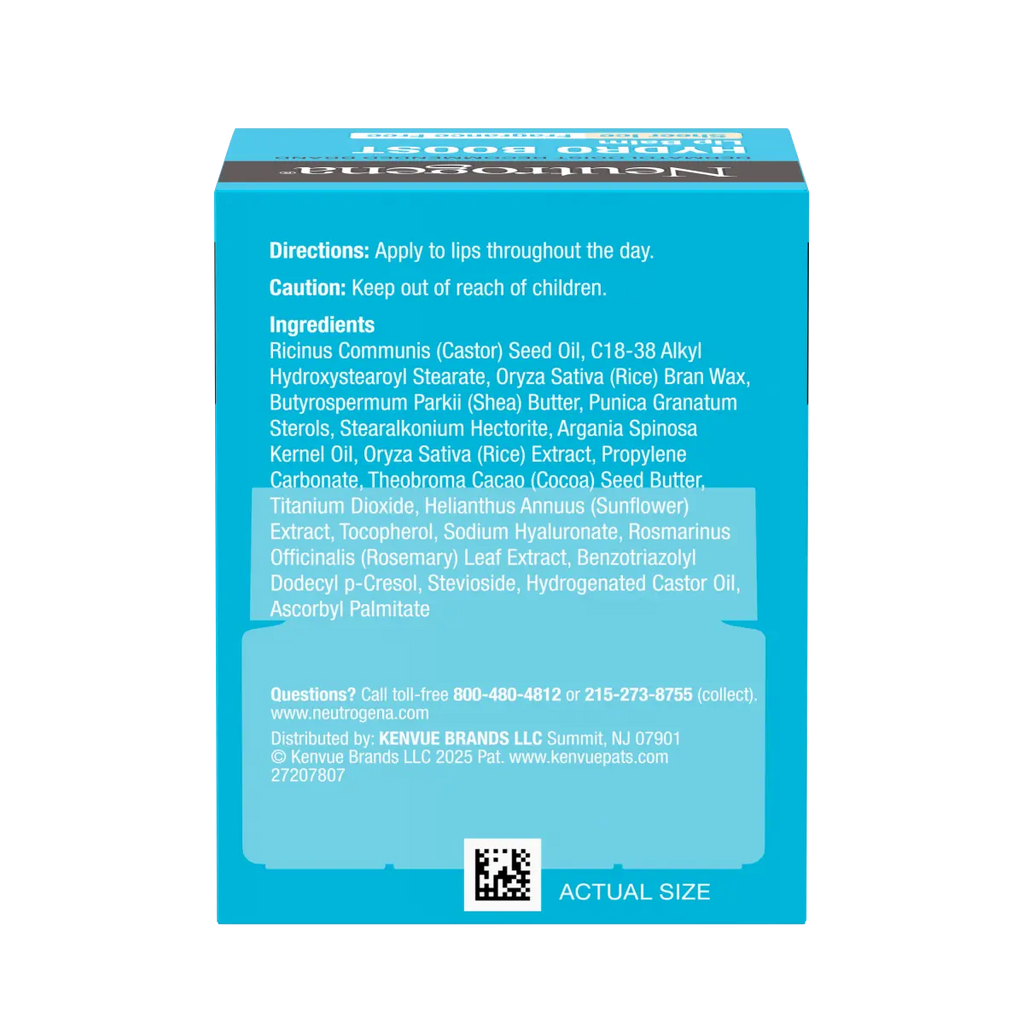 Neutrogena® Hydro Boost Hyaluronic Acid Lip Balm, Sheer Ice, Fragrance Free product image 9