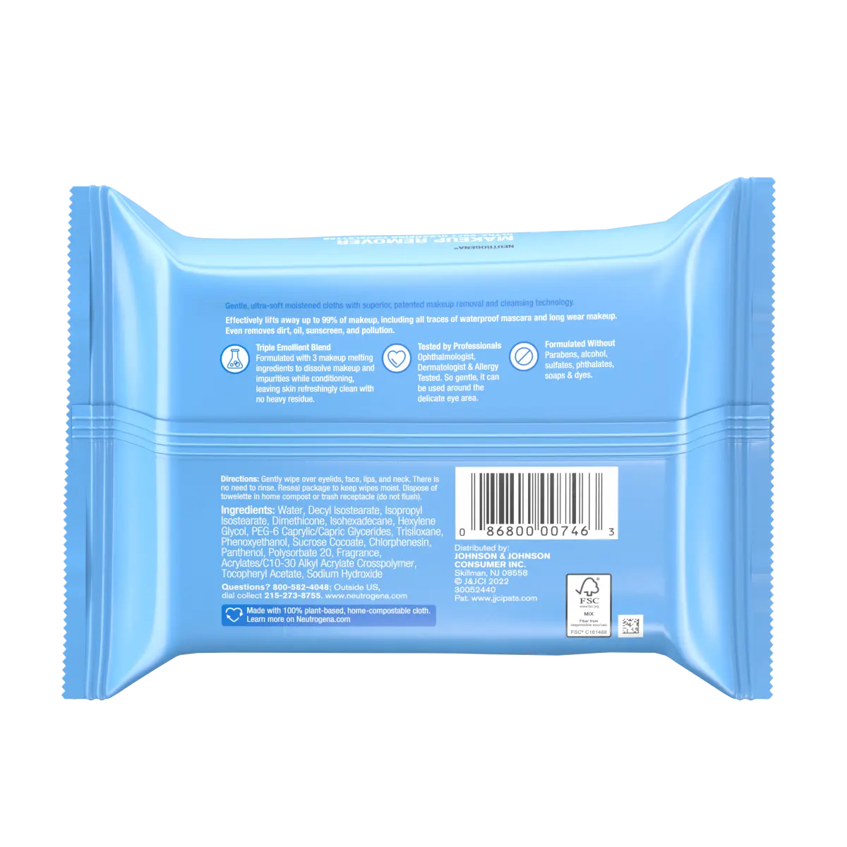 Neutrogena® Makeup Remover Cleansing Towelettes product image 7