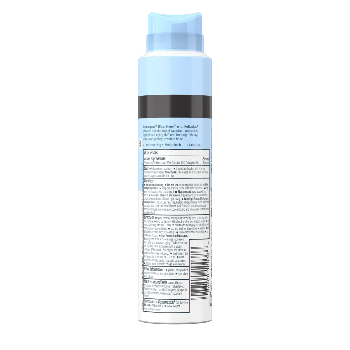 Neutrogena® Ultra Sheer Body Mist Sunscreen Spray Broad Spectrum SPF 30 product image 9