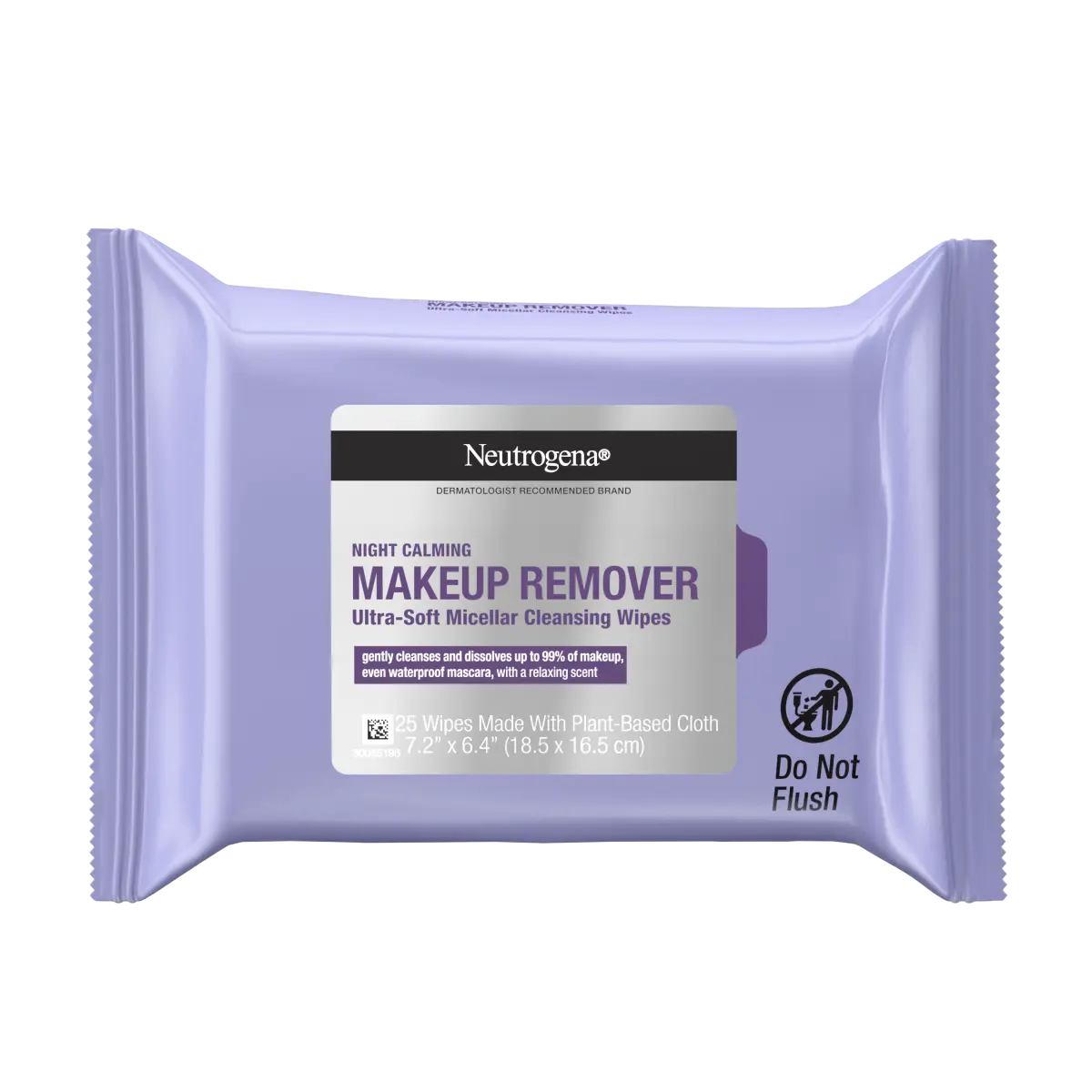 Neutrogena® Night Calming Makeup Remover Ultra-Soft Micellar Wipes product image 1