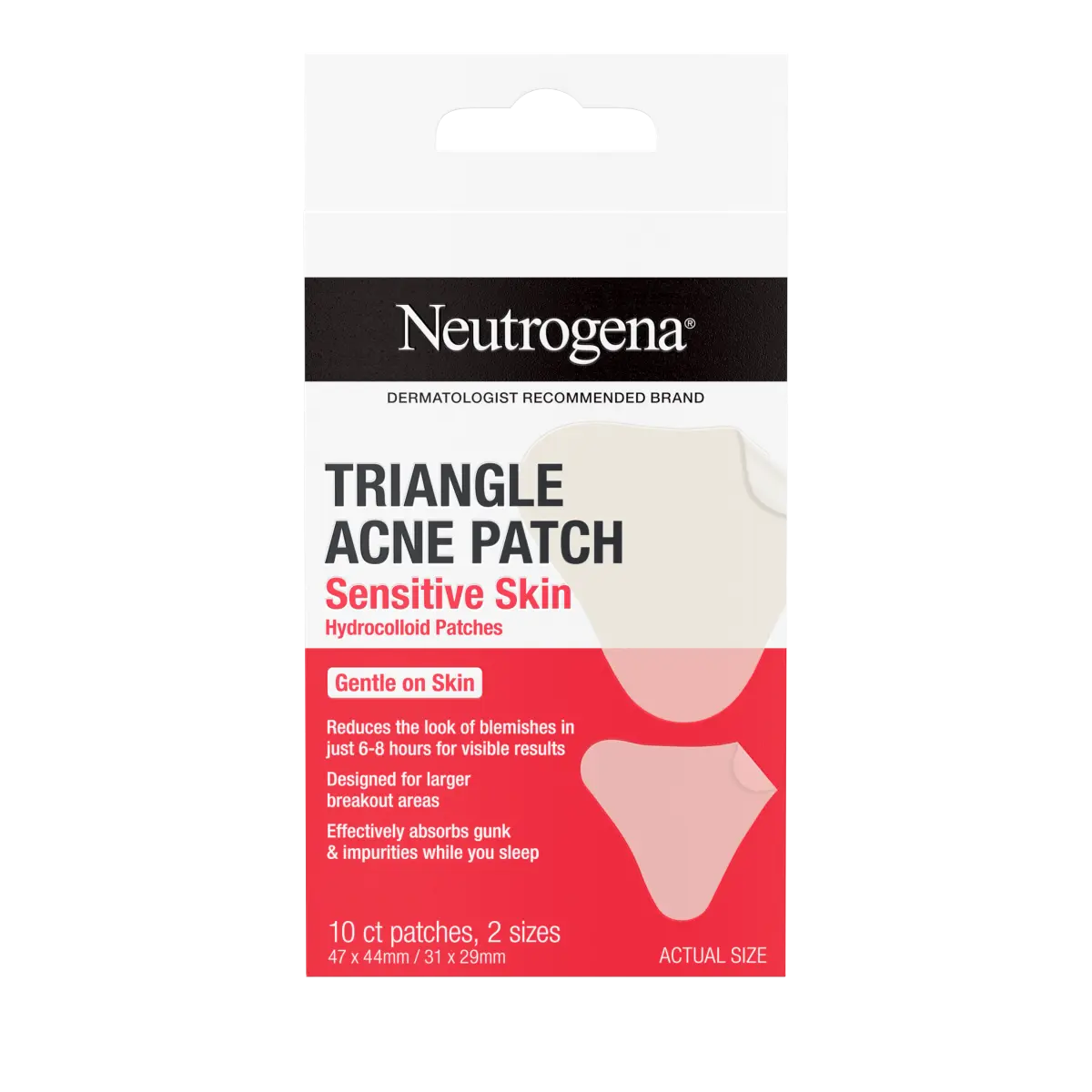Neutrogena® Sensitive Skin Triangle Acne Patches product image 1