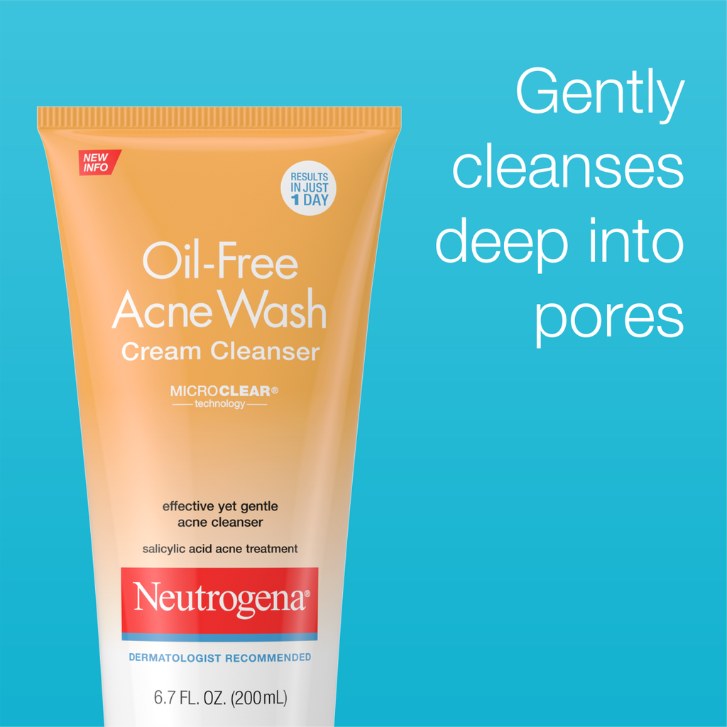 Neutrogena® Oil-Free Acne Wash Cream Cleanser product image 2