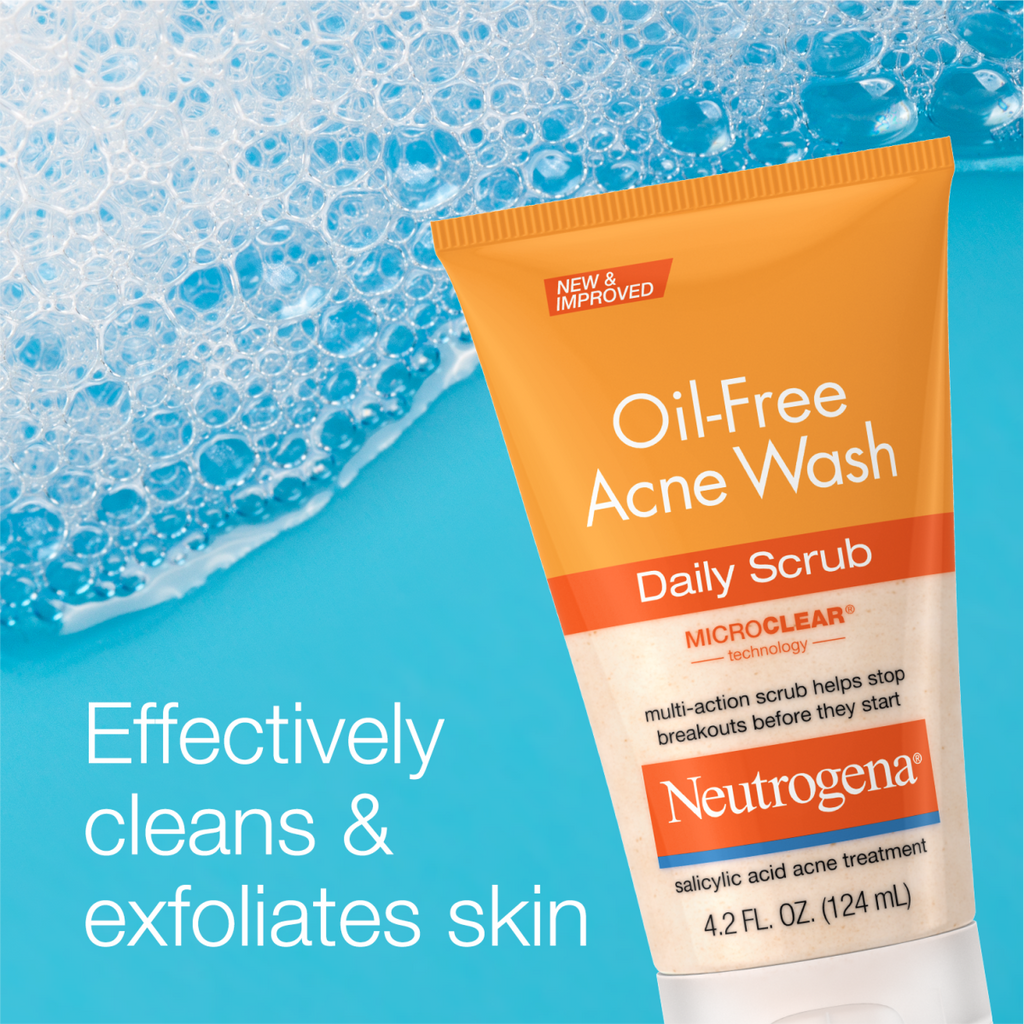 Neutrogena® Oil-Free Acne Wash Daily Scrub product image 6