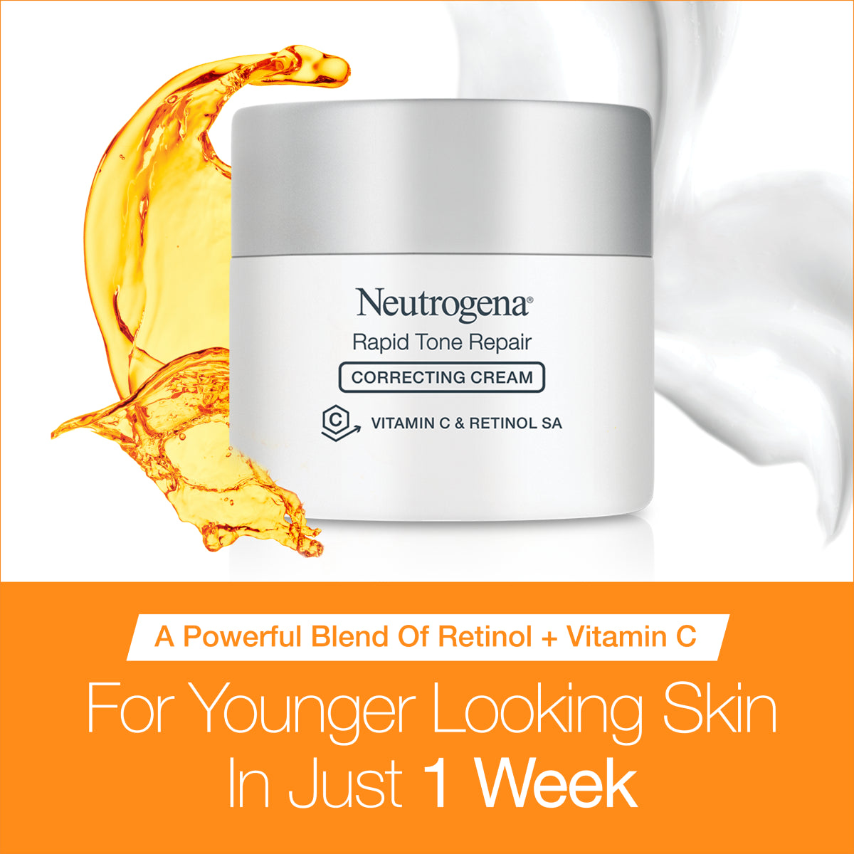 Neutrogena® Rapid Tone Repair Retinol + Vitamin C Correcting Cream product image 2