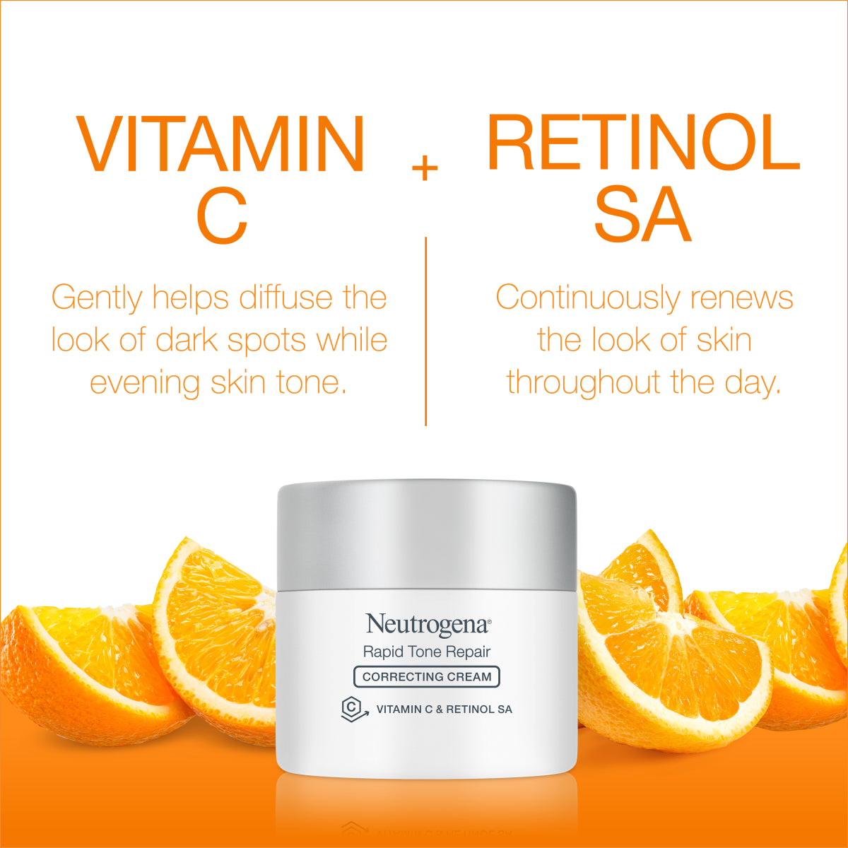 Neutrogena® Rapid Tone Repair Retinol + Vitamin C Correcting Cream product image 3