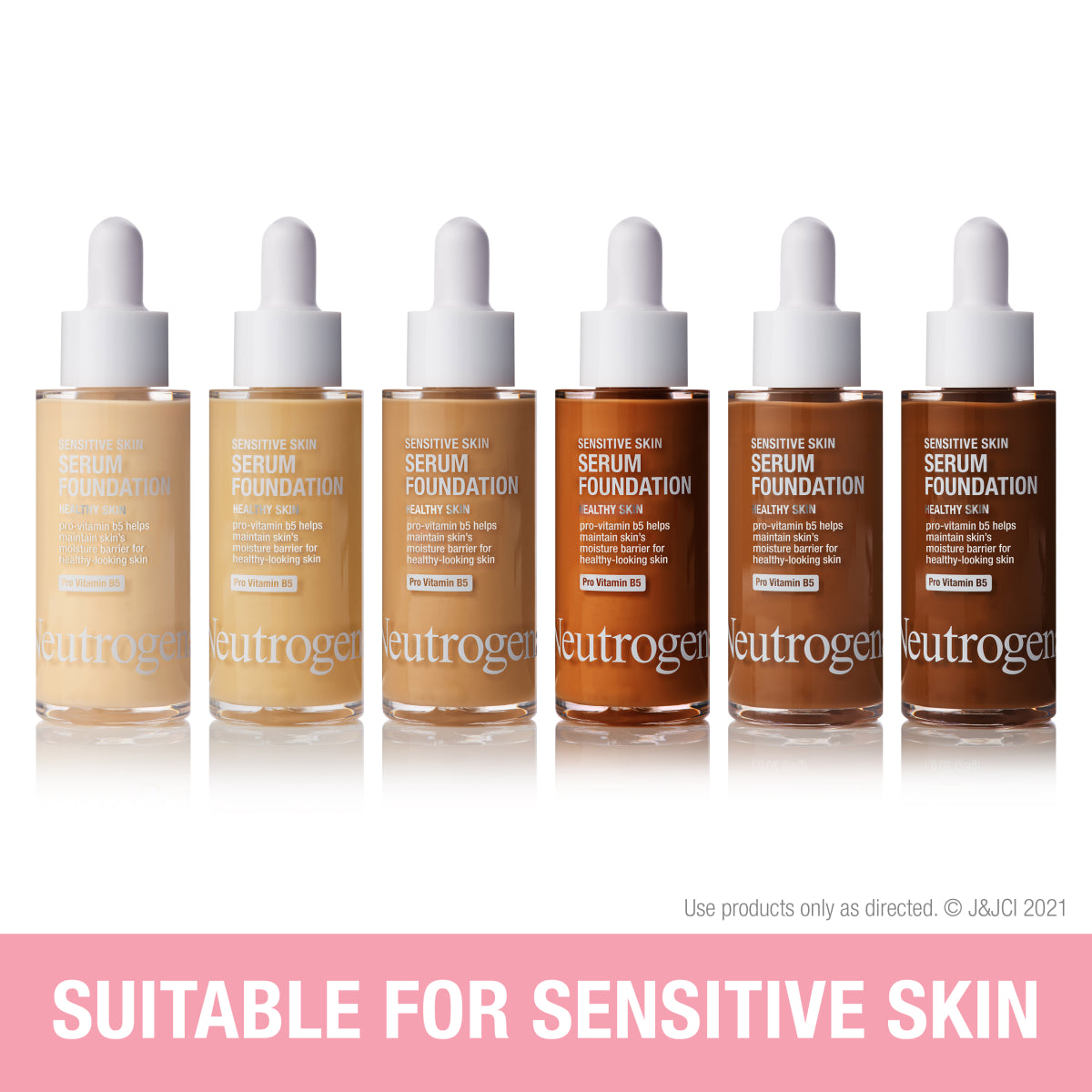 Neutrogena® Healthy Skin Sensitive Skin Serum Foundation, Light 01 product image 3