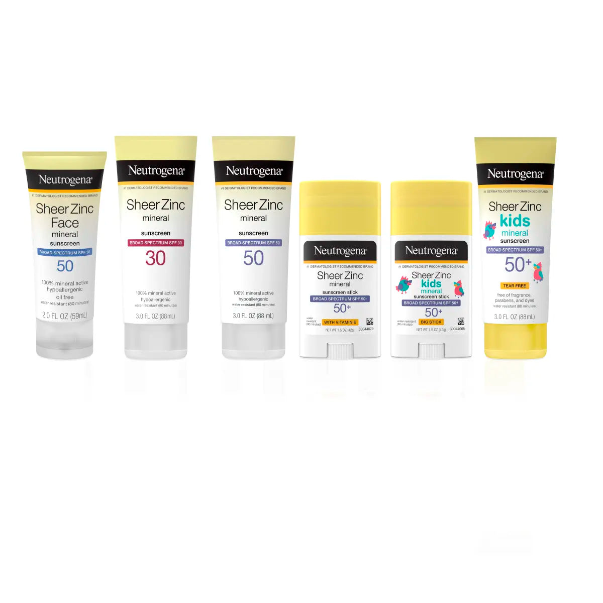 Neutrogena® Sheer Zinc Dry-Touch Sunscreen Broad Spectrum SPF 50 product image 6