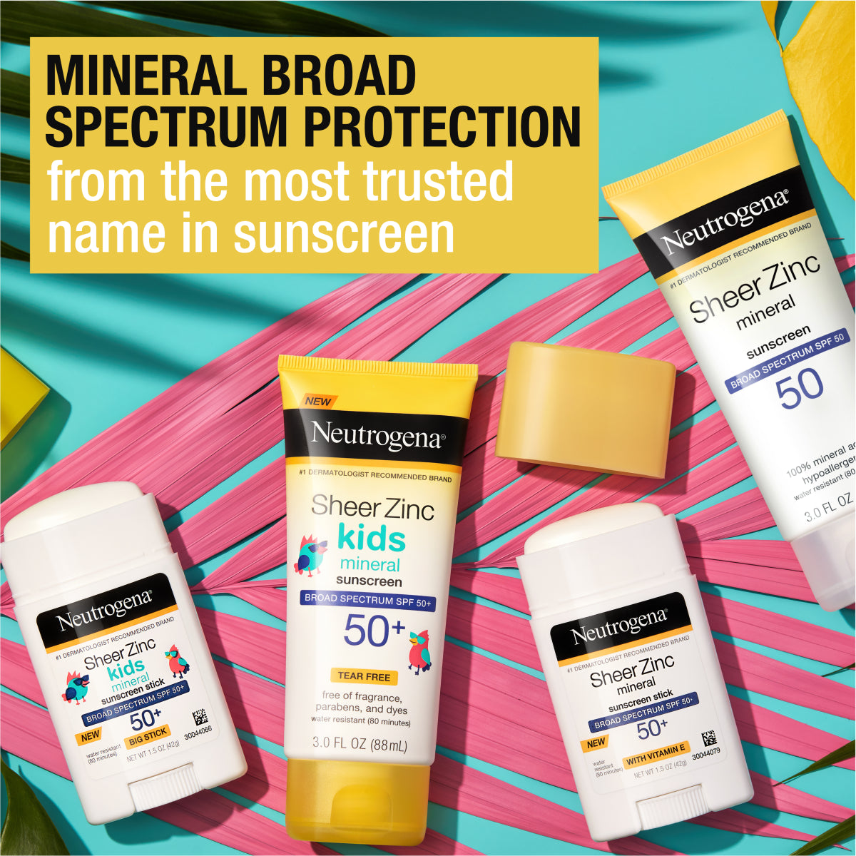 Neutrogena® Sheer Zinc Dry-Touch Sunscreen Broad Spectrum SPF 50 product image 2