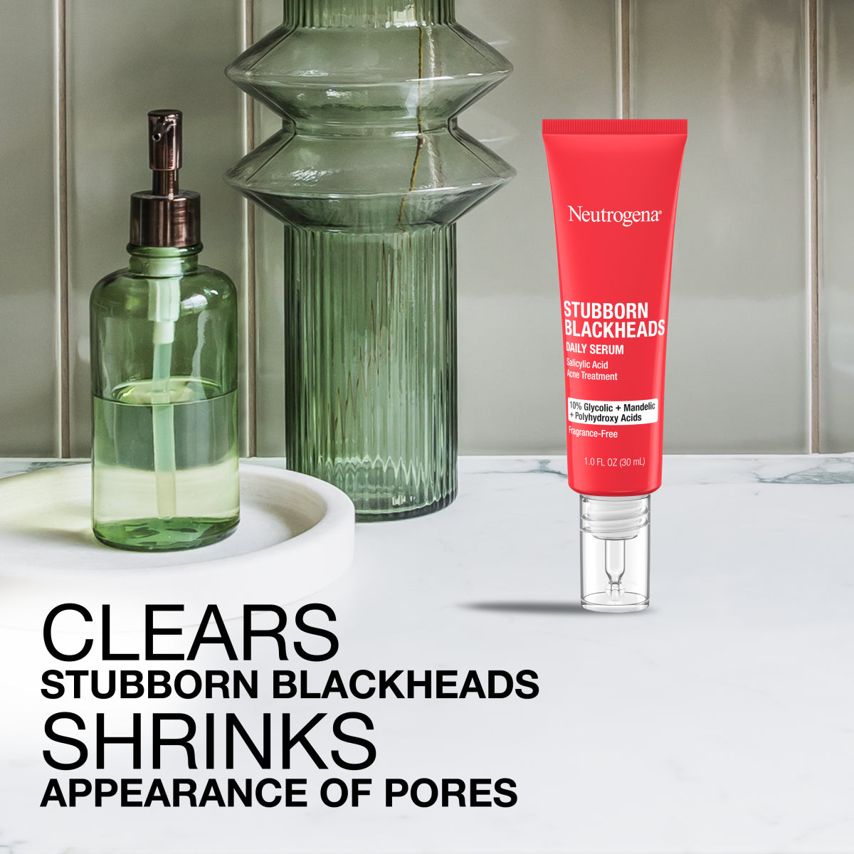 Neutrogena® Stubborn Blackheads Daily Acne Facial Serum product image 7
