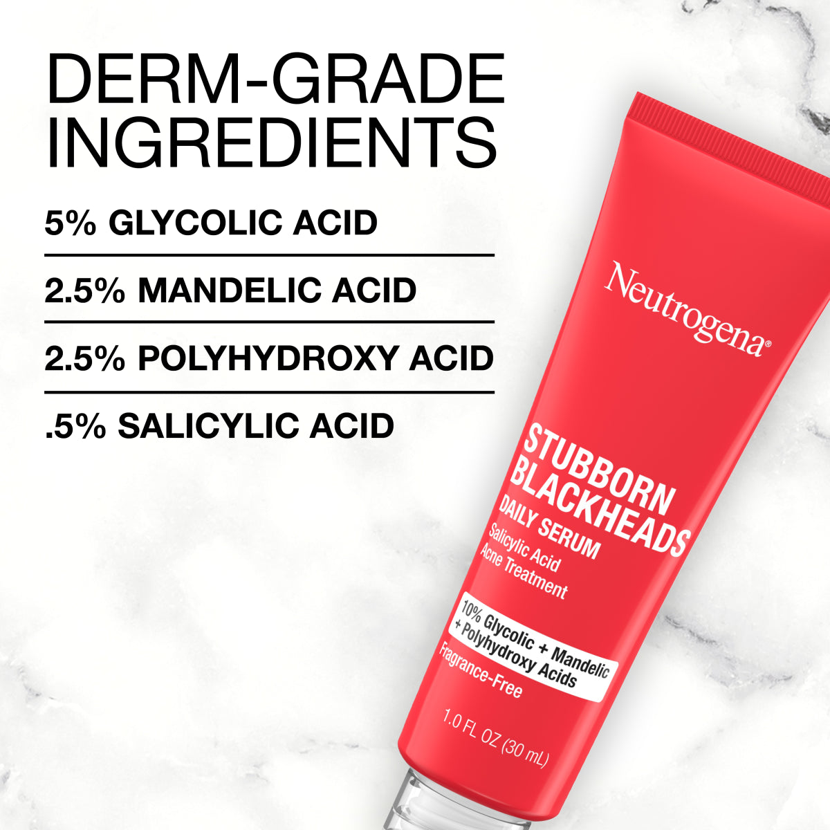 Neutrogena® Stubborn Blackheads Daily Acne Facial Serum product image 8
