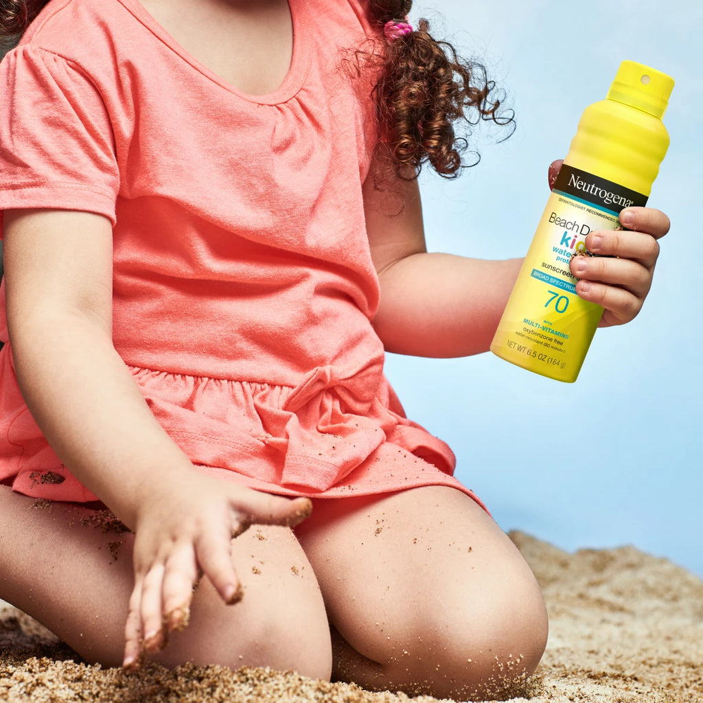Neutrogena® Beach Defense Kids Sunscreen Spray Broad Spectrum SPF 70 product image 5