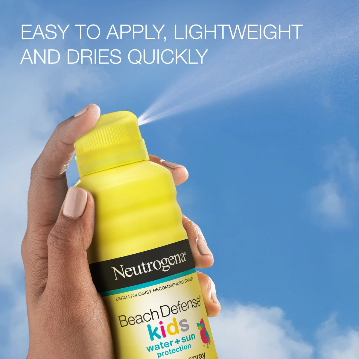 Neutrogena® Beach Defense Kids Sunscreen Spray Broad Spectrum SPF 70 product image 2