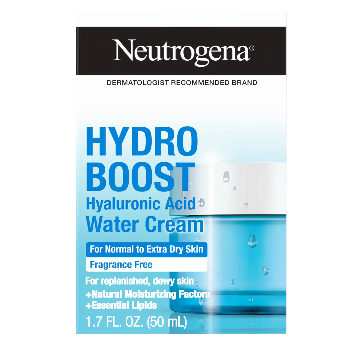 Neutrogena® Hydro Boost Hyaluronic Acid Water Cream Fragrance Free Facial Moisturizer product image 1