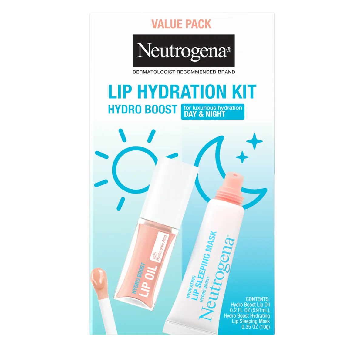 Neutrogena® Makeup Lip Sleeping Mask and Lip Oil Duo Set, 2 Items product image 1