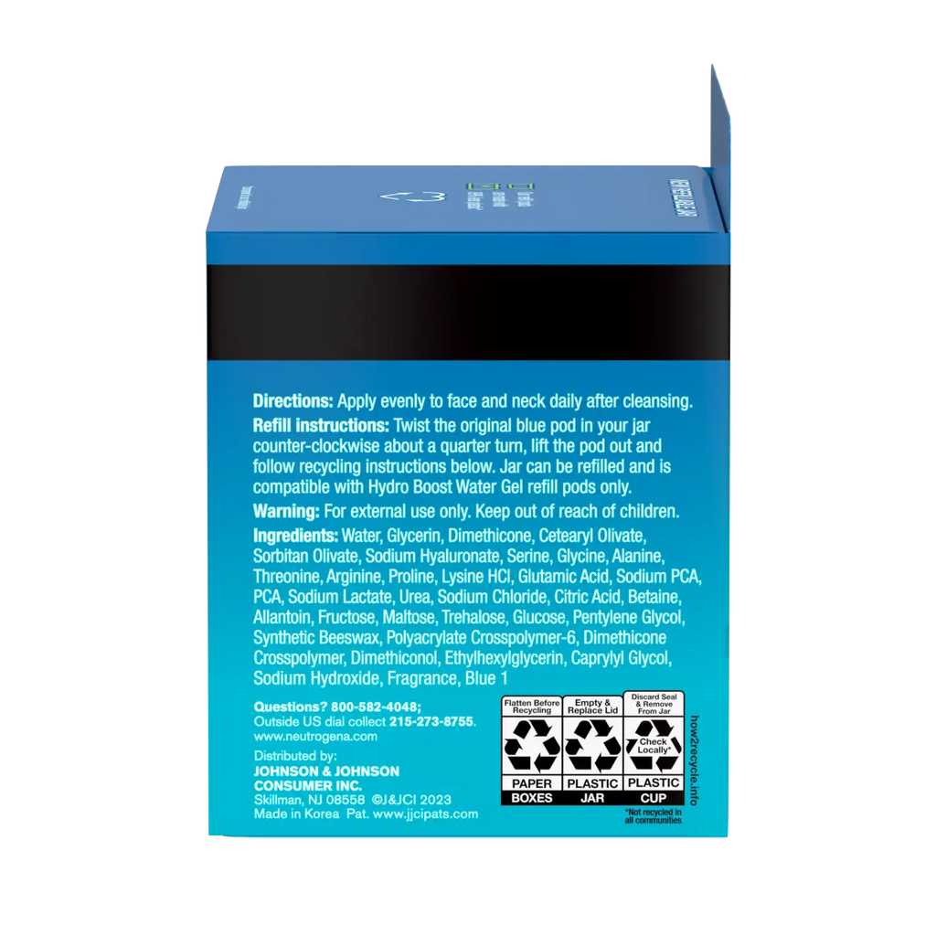 Neutrogena® Hydro Boost Water Gel, Refillable Jar + Refill Pod product image 9