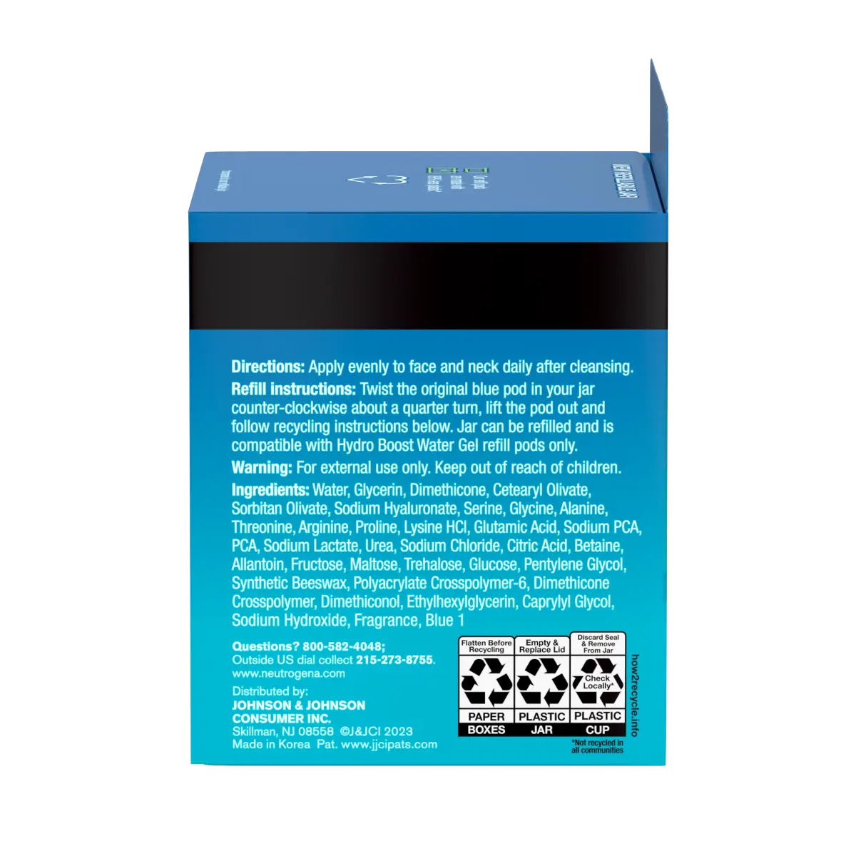 Neutrogena® Hydro Boost Water Gel, Refillable Jar + Refill Pod product image 9