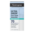 Neutrogena® Ultra Sheer® Mineral Face Liquid Sunscreen Broad Spectrum SPF 70 product image 1