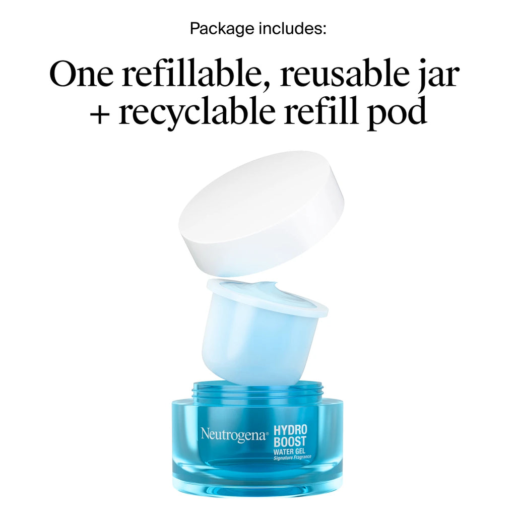 Neutrogena® Hydro Boost Water Gel, Refillable Jar + Refill Pod product image 2
