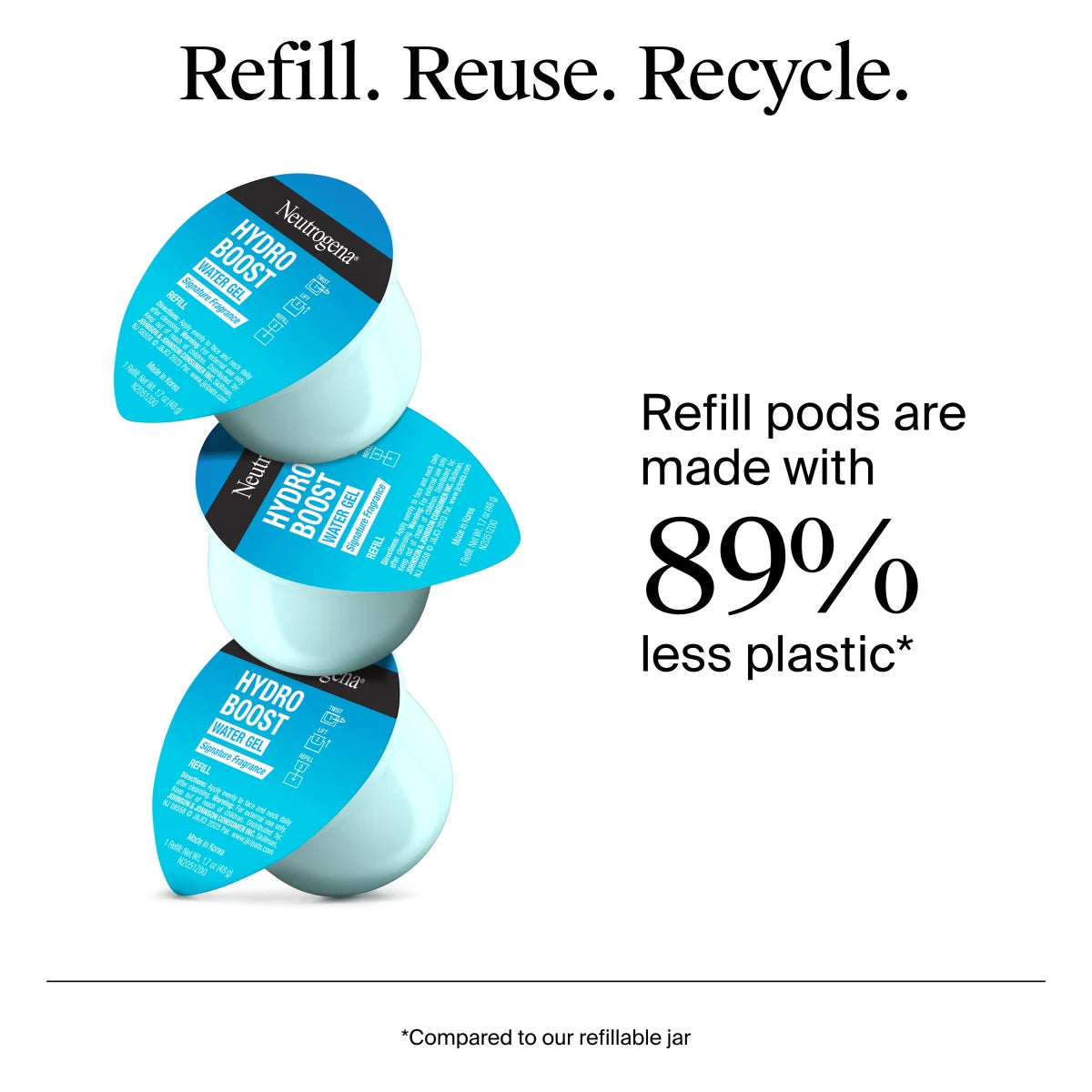 Neutrogena® Hydro Boost Water Gel, Refill Pod product image 4
