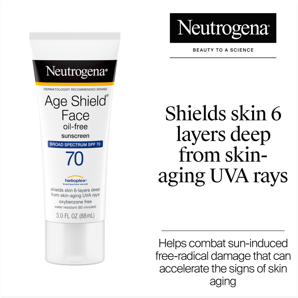 Neutrogena® Age Shield Face Lotion Sunscreen Broad Spectrum SPF 70 product image 2