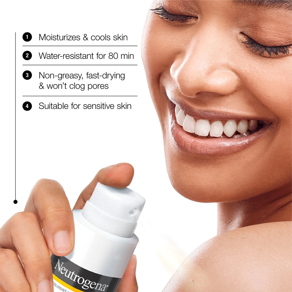 Neutrogena Clear Body SPF 50 Sunscreen Spray, Non-Comedogenic product image 2