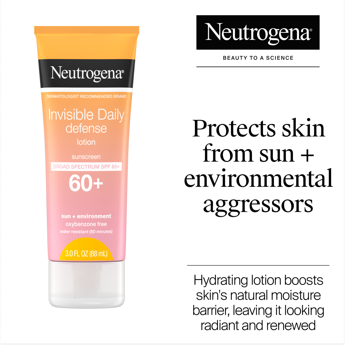 Invisible Daily Defense Sunscreen Lotion SPF 60+ product image 2